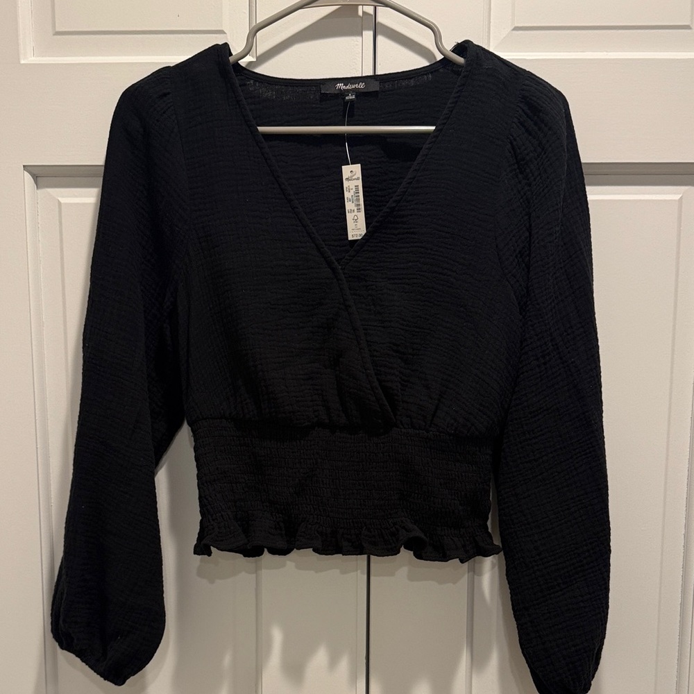 Black Long Sleeve Top